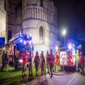 ​Mock fire-fighting exercise at Norwich Cathedral