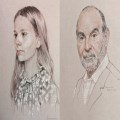 Norfolk artist's show includes Christian public figures