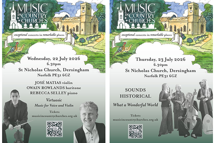 West Norfolk church to host fundraising concerts