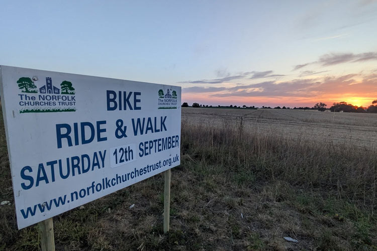 Gearing up for Norfolk Churches Bike Ride event