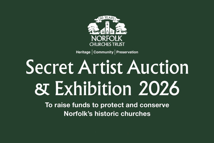 Secret artist auction for Norfolk Churches Trust